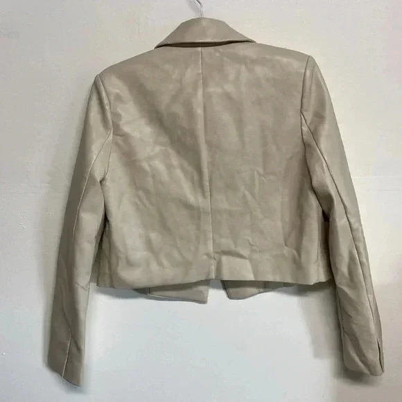 7 for all man kind cream jacket NWT (flaws) - Picture 2 of 8